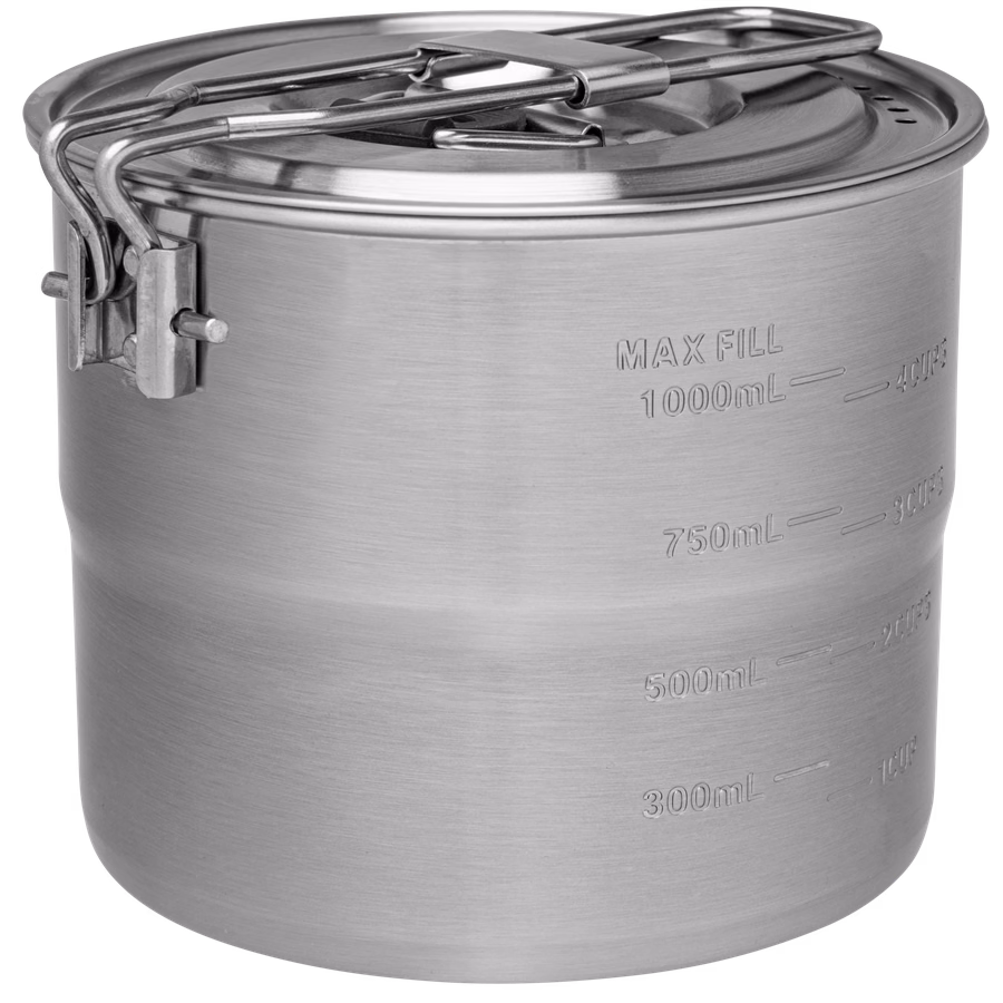 Wildfare Go Two Bowl Kochset | 6-teiliges Set | 1,1L