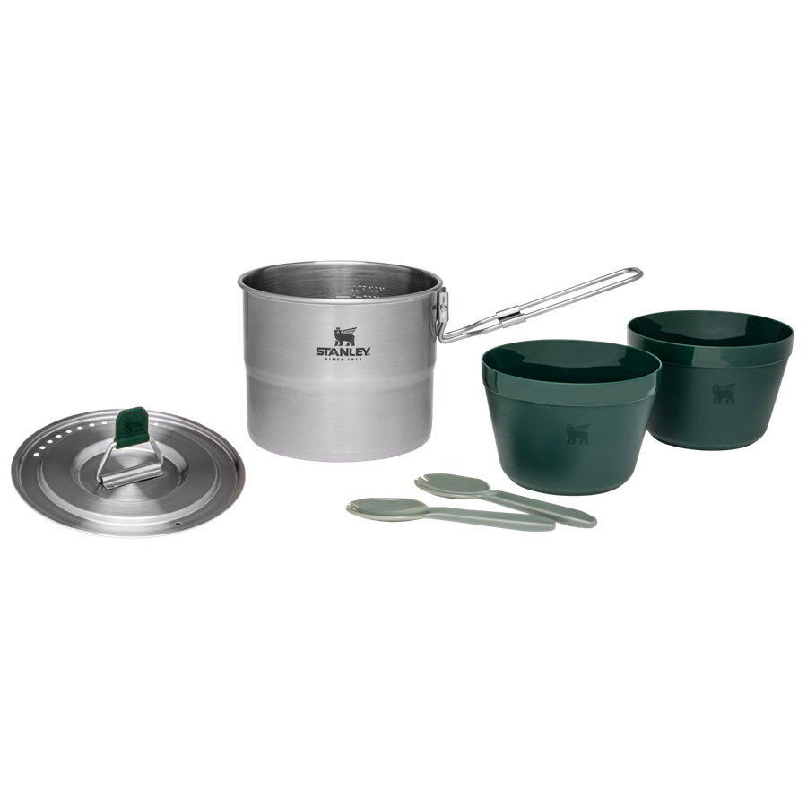 Wildfare Go Two Bowl Kochset | 6-teiliges Set | 1,1L